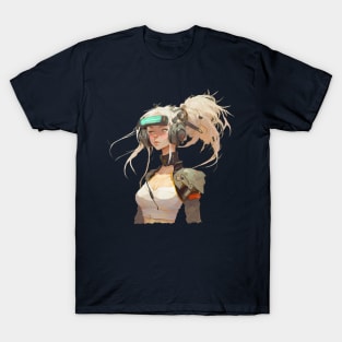 Cyberpunk VR Girl T-Shirt